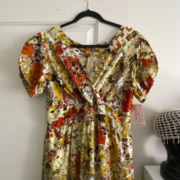 70s Ti'a Hawaii Earthy Maxi Dress - Picture 1 of 7